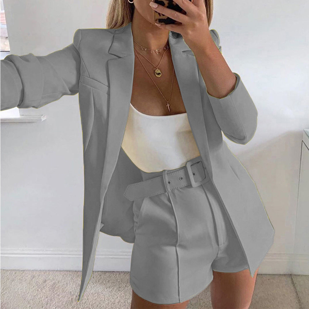 🖤 Ensemble Casual Plissé aux Épaules – Élégance Minimaliste & Tendance Décontractée