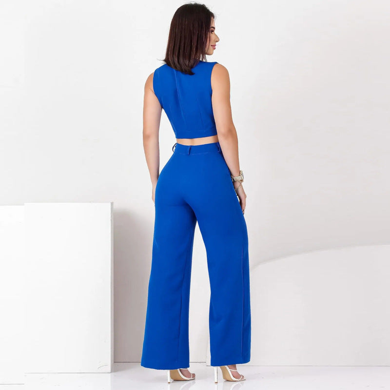 💃 Ensemble Sans Manches Slim – Élégance Moderne & Allure Socialite