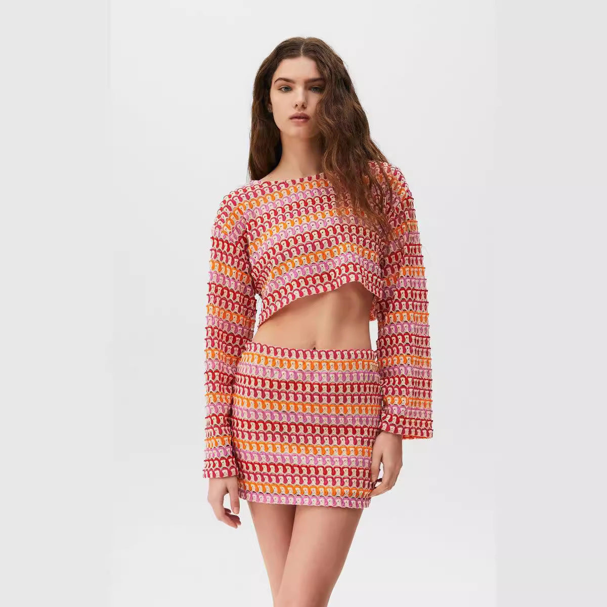 Ensemble Dentelle Taille Découverte – Élégance Audacieuse & Vibe Street Chic