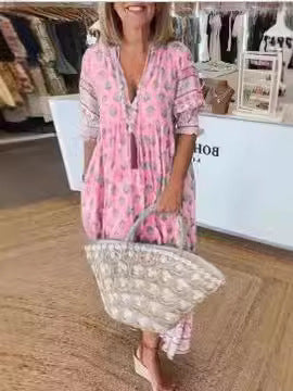 Robe Bohémienne Avec Cache-Ventre