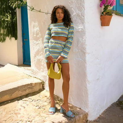 Ensemble Dentelle Taille Découverte – Élégance Audacieuse & Vibe Street Chic