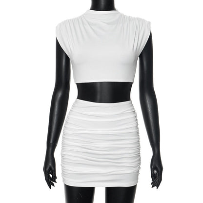 🤍 Ensemble Casual Blanc d'Été – Élégance Urbaine & Simplicité Raffinée