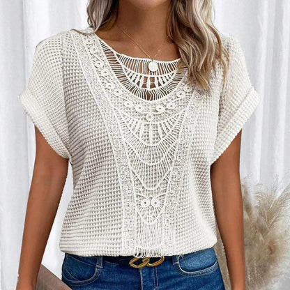 Pull Élégant En Dentelle