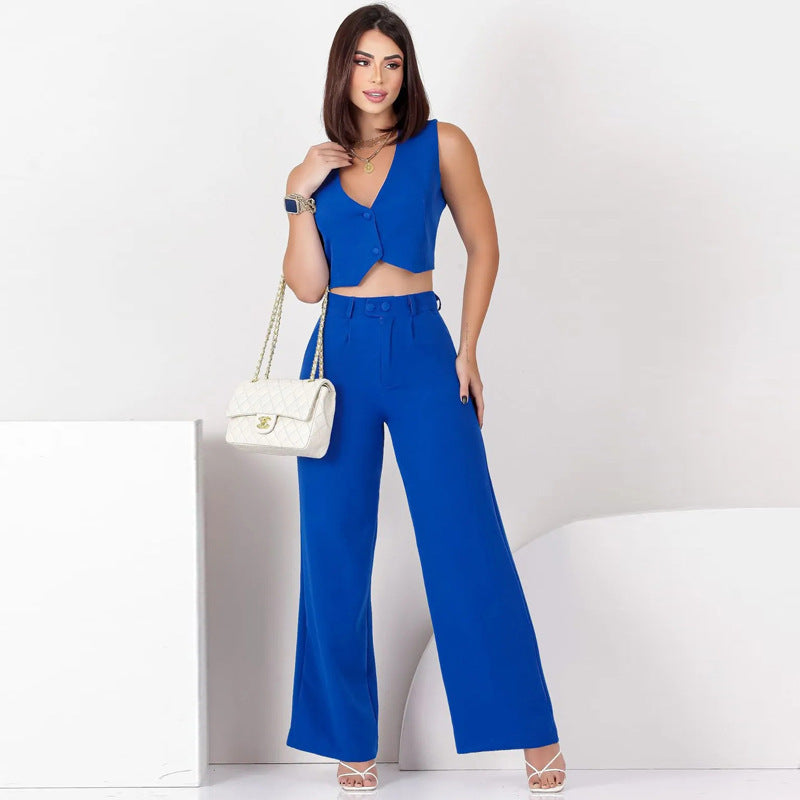 💃 Ensemble Sans Manches Slim – Élégance Moderne & Allure Socialite