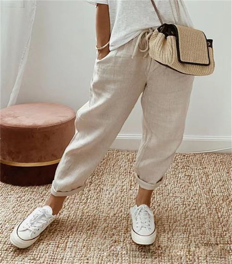 Pantalon Lin Respirant Chic