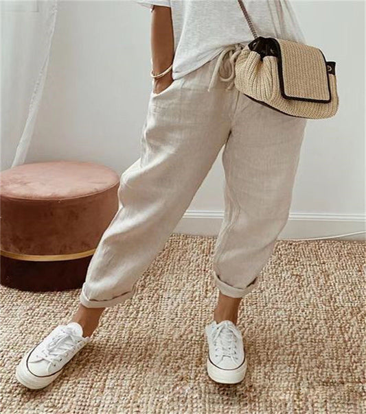 Pantalon Lin Respirant Chic