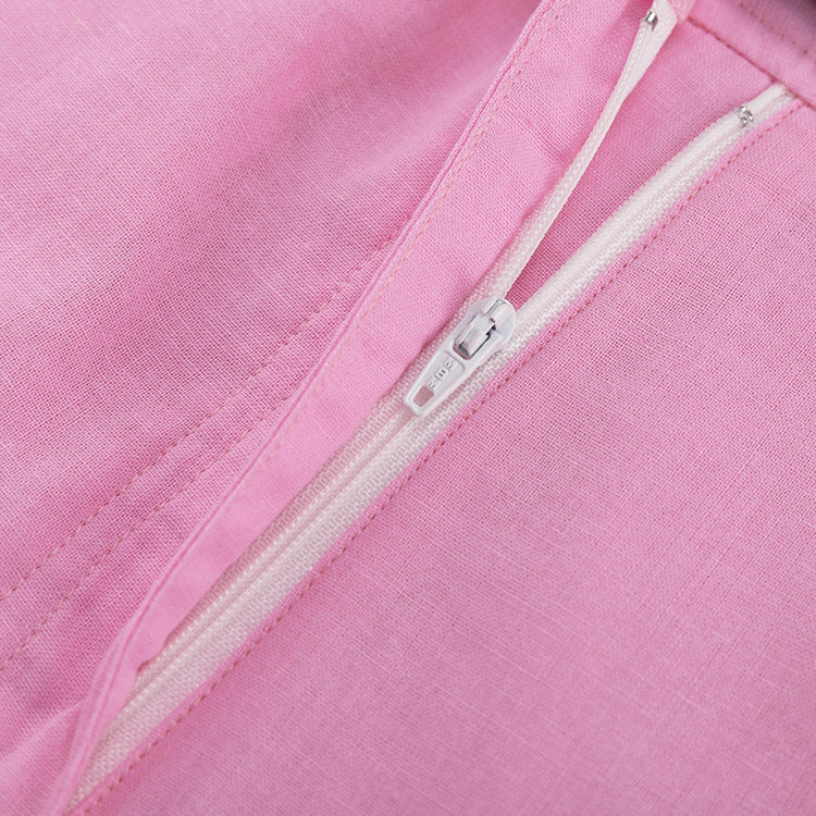 Ensemble Décontracté Lin & Coton – Chemise Oversize et Pantalon Large