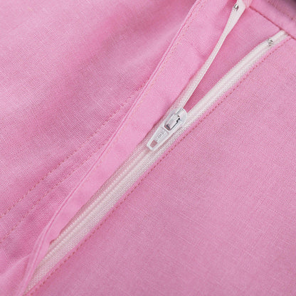 Ensemble Décontracté Lin & Coton – Chemise Oversize et Pantalon Large