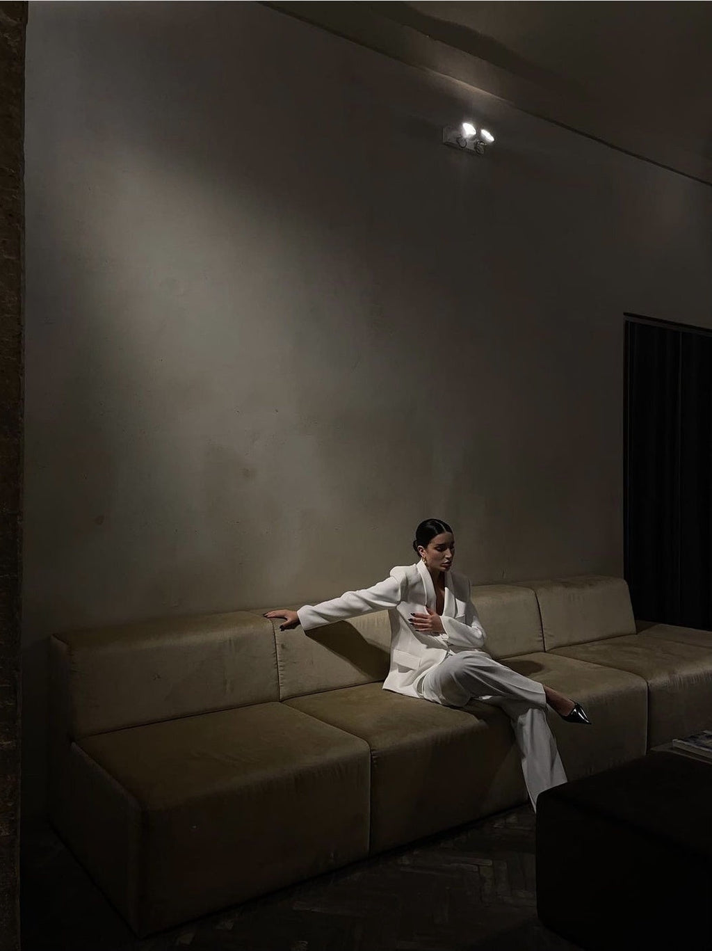 Ensemble Blazer & Pantalon Femme – Couleur Unie