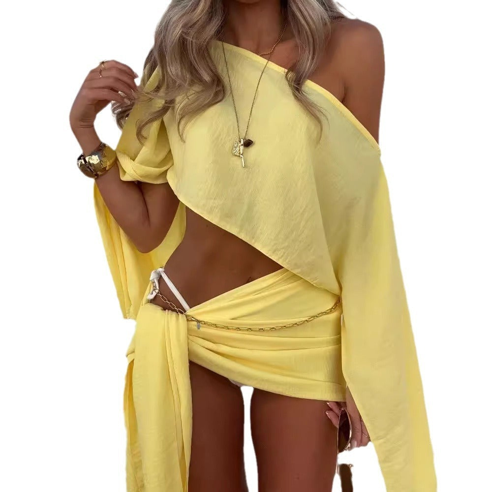 ☀️ Ensemble d'Été Protection Solaire – Léger, Chic & Parfait pour les Vacances